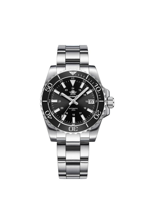 Men's Automatic Diver Watch NH35A Movement 200M Waterproof Mechanical Watches Rotating Ceramic Bezel & Scratch-Resistant Sapphire Glass