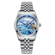 ADDIESDIVE Mens Automatic Watch - 100M Water Resistant, Mechanical Diver Watch Japanese NH35 Movement, Luminous, Date Window, Stainless Steel Dive Wristwatch