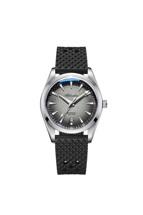 Men's Automatic Watch Dive 100m Waterproof, Japanese Movement, Luminous Analog Dial, 316L Stainless Steel Watch, Fluoroelastomer Strap