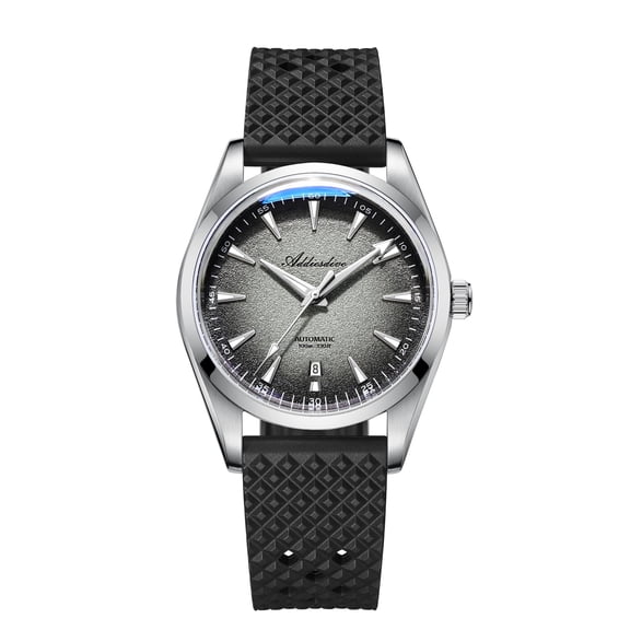ADDIESDIVE Men's Automatic Watch Dive 100m Waterproof, Japanese Movement, Luminous Analog Dial, 316L Stainless Steel Watch, Fluoroelastomer Strap