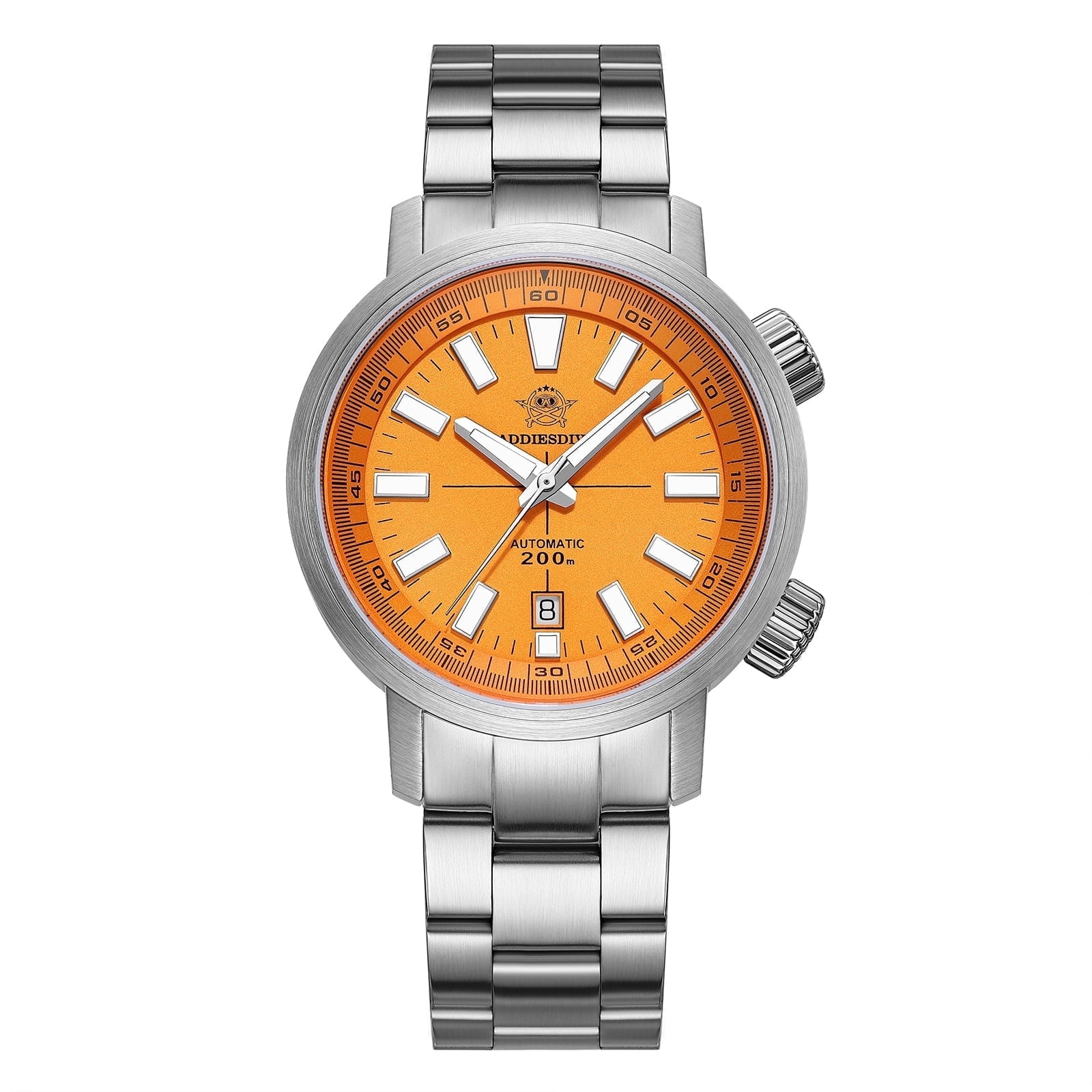 ADDIESDIVE Men's Automatic Watch Dive 200M Waterproof, Japanese Movement, Sapphire Crystal Stainless Steel Blue Luminous Mechanical Watches for Men
