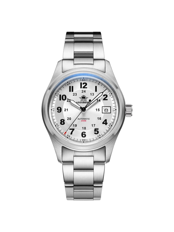 Men's Automatic Watch, NH35A Movement, Diver Watch 200m Water Resistant, Sapphire Crystal, Luminous, Luxury Stainless Steel Men's Watch