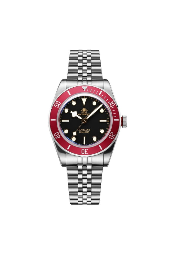 Men's Automatic Dive Watch 200M, NH35 Movement, Mechanical Watches with Sapphire Crystal & Ultra-Luminous BGW9