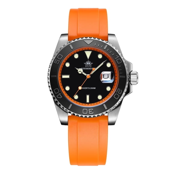 ADDIESDIVE Mens Watches 200M Water Resistant Dive Watch, Japanese Quartz Movement, Ceramic Bezel & Super Luminous Quartz Watches for Men