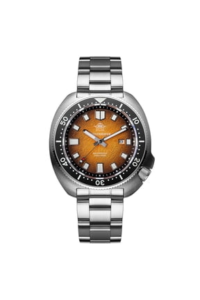 Men's Dive Watch, 200m Waterproof Quartz Watch, Sapphire Crystal, Ceramic Bezel, Luminous, Stainless Steel