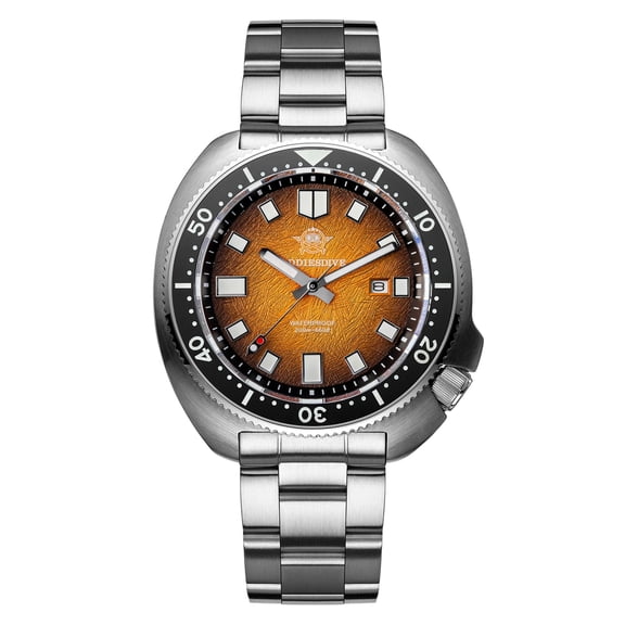 ADDIESDIVE Men's Dive Watch, 200m Waterproof Quartz Watch, Sapphire Crystal, Ceramic Bezel, Luminous, Stainless Steel