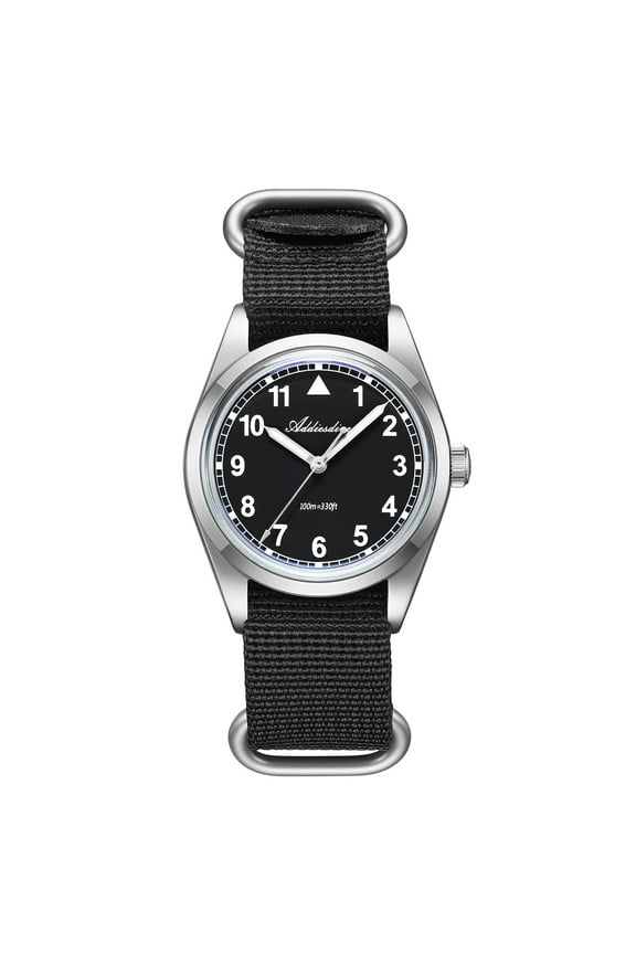 Men's Diver Watch - 36mm Japanese VH31 Quartz Watch, 316L Stainless Steel, 100m Waterproof, Analog Watches with Luminous Military Style for Men