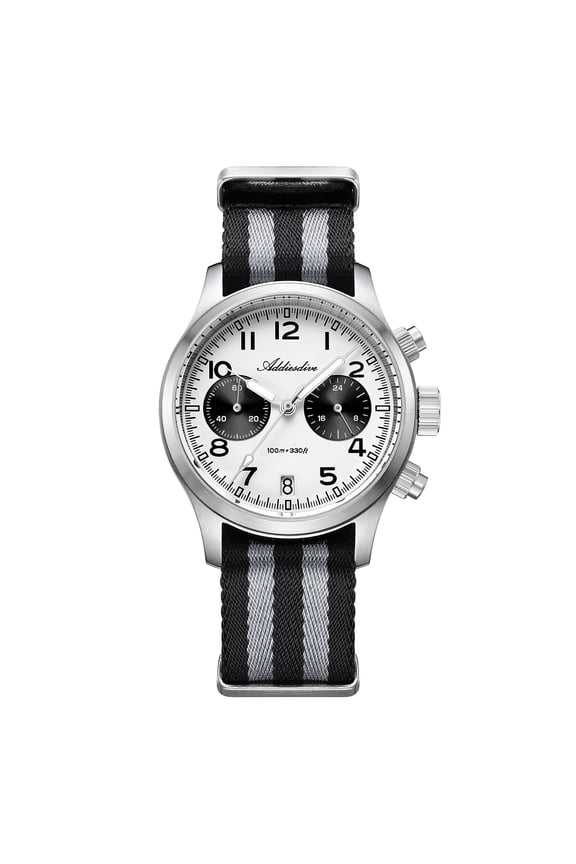 Men's Chronograph Watch with Japanese VK64 Movement, Sapphire Crystal, BGW9 Luminous, Dive 100m Water Resistant Sport Watch