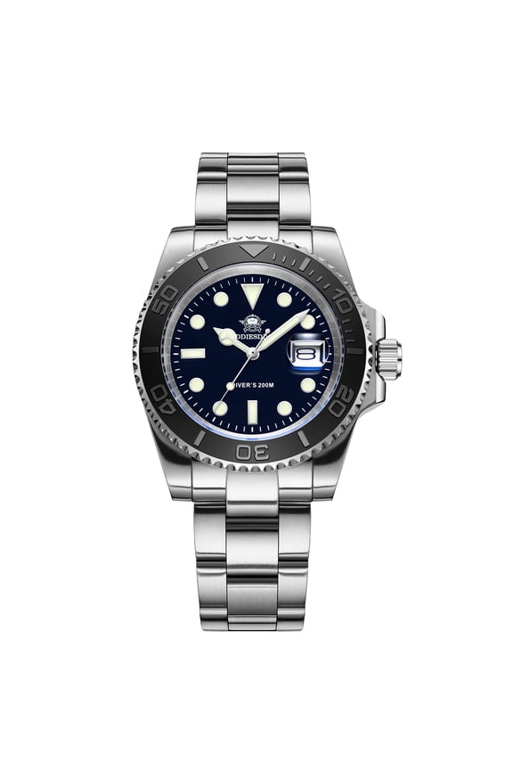 Men's Dive Watch 41mm, Japanese Quartz Movement, 200M Water Resistant, Stainless Steel Wrist Watch, Gift for Men