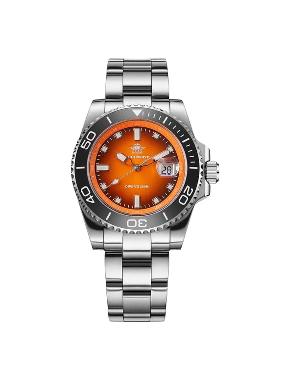 Men's Quartz Dive Watch 200M Waterproof, Japanese 2115 Quartz, Ceramic Bezel & Super Luminous Luxury Watches for Swimming & Gifts
