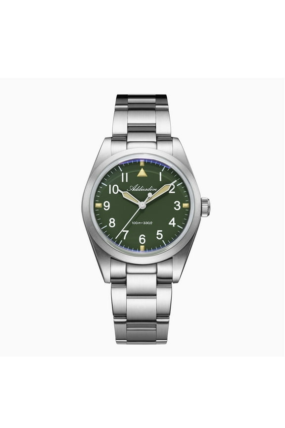 Men's Titanium Diver Watch 100M Water Resistant, Japanese Quarzt Movement, Scratch-Resistant Luminous Dial Watch for Swimming & Daily Wear