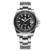 ADDIESDIVE Mens Watch, 200M Waterproof Automatic Dive Watch, NH35 Movement, Sapphire Crystal & Luminous, Stainless Steel Mechanical Watch for Business Casual