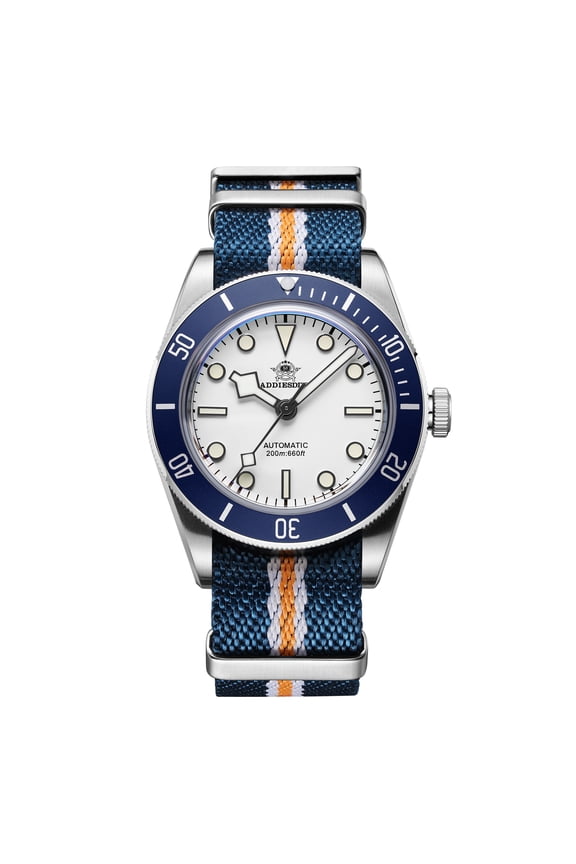 Men's Watch AD2043 NH35A Automatic Movement 200m Professional Diver Sapphire Crystal with AR BGW9 Blue Night Light Men's Wrist Watch