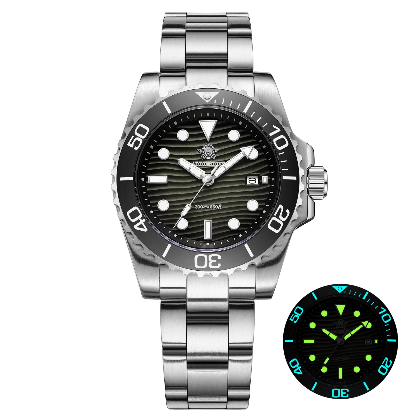 ADDIESDIVE Men's Watch, Analog Quartz Sports Watch for Men, 200M ...
