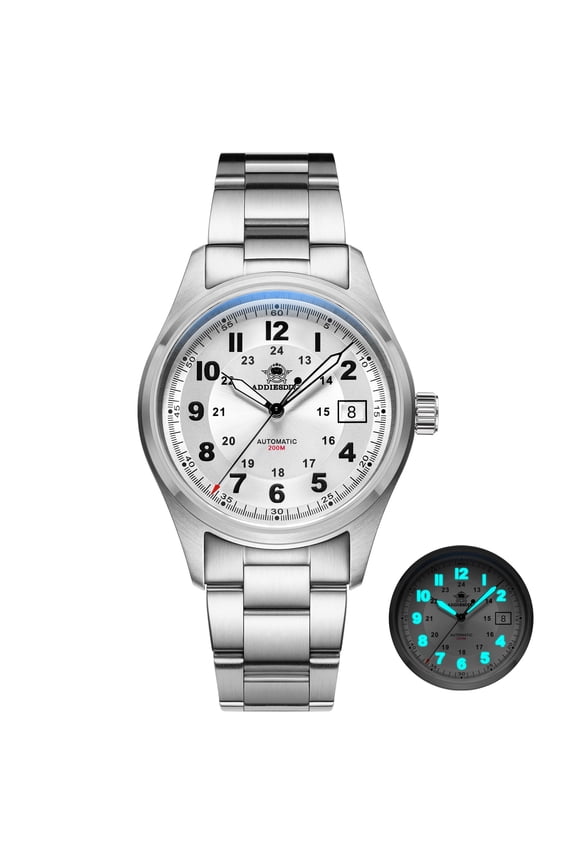 Men's Watch, Automatic Watch with Luminous Dial & Sapphire Crystal, 200M Waterproof, Japanese Movement, Retro 39mm Diver Watch