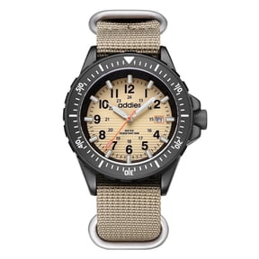 ADDIESDIVE Men's Watch MY-059 Japanese 2115 Quartz Movement 50m Waterproof Hardened Mineral Glass Tube Luminous Hands Outdoor Sport Watch