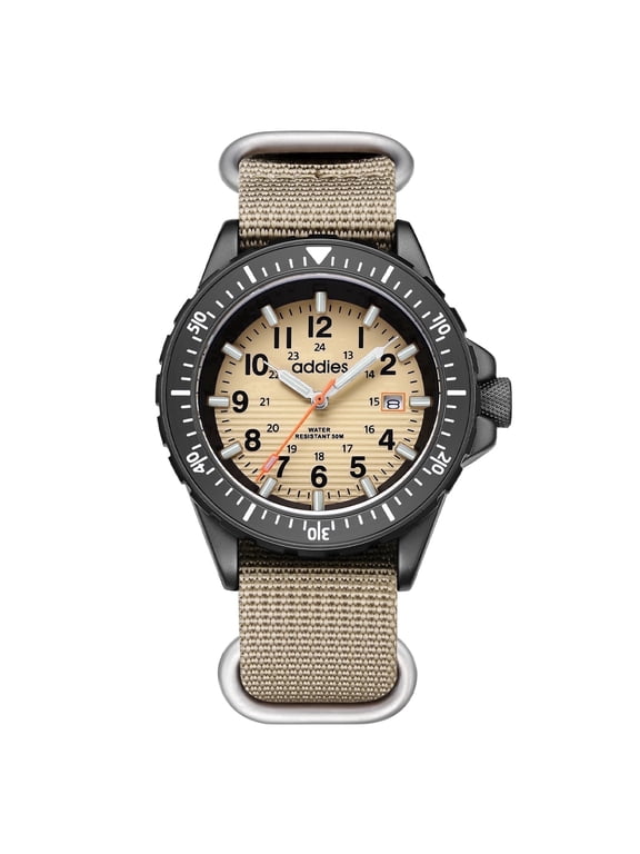 DIVE Men's Watch MY-059 Japanese 2115 Quartz Movement 50m Waterproof Hardened Mineral Glass Tube Luminous Hands Outdoor Sport Watch