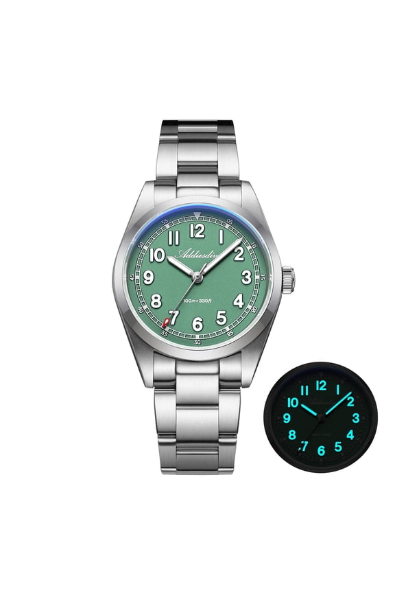 Mens Watches Luxury Dive Quartz Watch for Men with Sapphire Crystal, 316L Stainless Steel Band, 100m Waterproof Luminous Mens Wrist Watch,  Gifts for Him