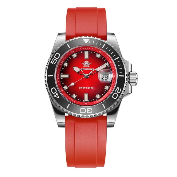 ADDIESDIVE Professional Dive Watch - Japanese Quartz Movement, 200M Waterproof Quartz Watch with Ceramic Rotating Bezel & Super Luminous
