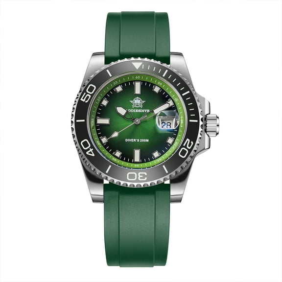 ADDIESDIVE Professional Dive Watch - Japanese Quartz Movement, 200M Waterproof Quartz Watch with Ceramic Rotating Bezel & Super Luminous