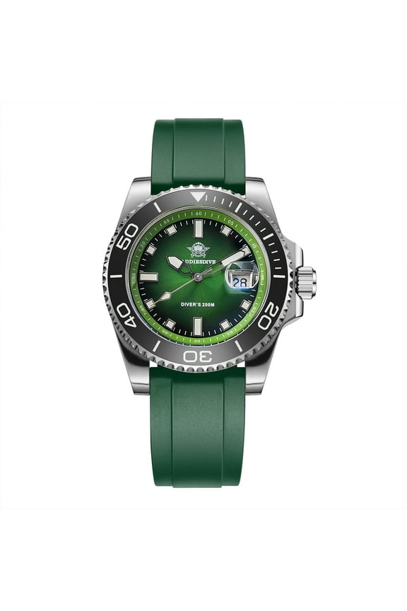 Professional Dive Watch - Japanese Quartz Movement, 200M Waterproof Quartz Watch with Ceramic Rotating Bezel & Super Luminous