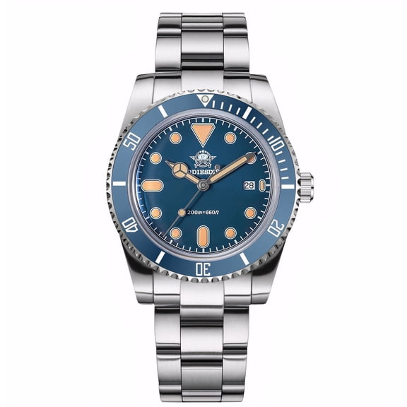 ADDIESDIVE Professional Diver Watch for Men - Japanese Quartz Movement, 200m Waterproof, Ceramic Bezel & Super-Lume Men's Watch