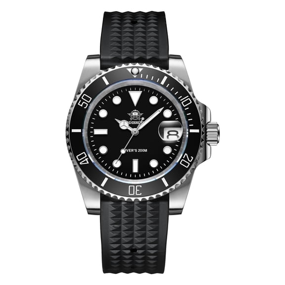 ADDIESDIVE Men's Dive Watch 41mm, Japanese Quartz Movement, 200M Waterproof, Mineral Crystal, Stainless Steel Watch, Gift for Men