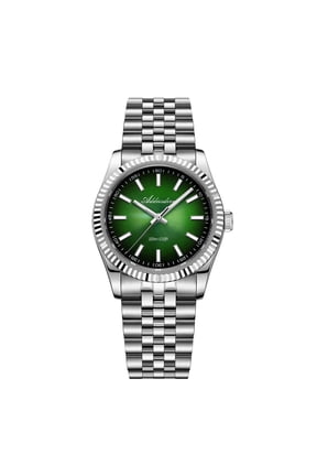 Men's Luxury Diver Watch with Smooth Sweep Second Hand, Sapphire Crystal, 100M Waterproof, Super Luminous, Stainless Steel Watch
