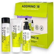 ADDMINO-18 Magic Hair Reborn Kit - Hair Shampoo, Mask & Leave in Conditioner Set