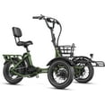 thumbnail image 1 of ADDMOTOR Electric Trike for Adults, 750W 90Miles 2 Front Wheel Electric Bike, SPYTAN Reverse Electric Tircycle, 48V 20Ah E-Trike, 380LBS Folding Electric Bike with Front Rack & Hydraulic Disc Brake, 1 of 12