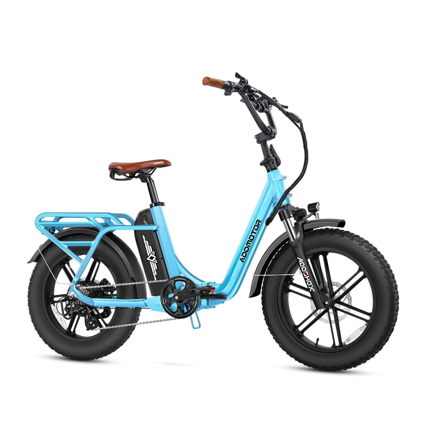 ADDMOTOR Foldtan M-120 Electric Bike for Adults, 750W Folding Commuter Electric Bicycle, 20 MPH,80MI, 15Ah UL2271 Removable Battery, City Cruiser Ebike, 20"x4.0" Fat Tires Ebike