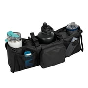 ADDMOTOR Large Capacity Double Stroller Organizer with 2 Insulated Cup Holders for Baby Jogger City Mini GT2, Bob Duallie, E-325