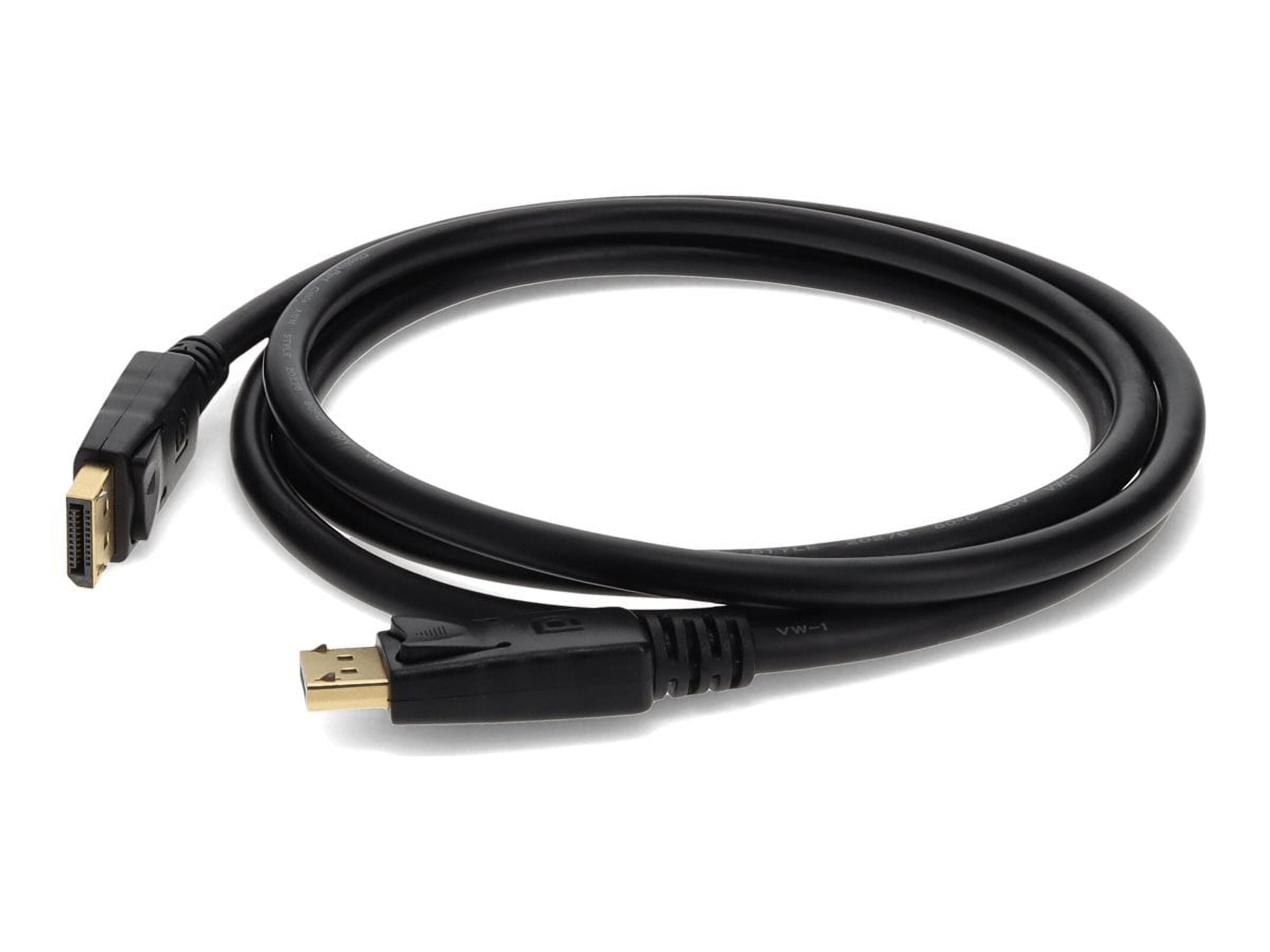 AddOn 2m DisplayPort 1.2 Male to Male Black Cable For Resolution Up to 3840x2160 [4K UHD] (displayport2m)