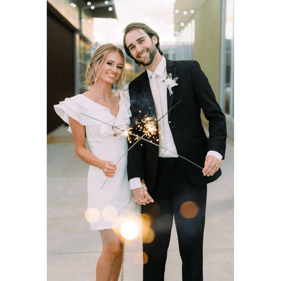 ADDSERK40Pcs Sparkler Wand Wedding Send-Off Tag Accessories, 18IN Label Fairy Sticks, Suitable for Christmas Celebrations, Wedding Favors, Anniversaries, Engagement Parties and Gatherings.