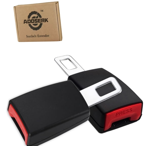 ADDSERK 2-Pack 4.7Inch Universal Seat Belt Extender with Car Buckle Extension