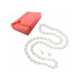 thumbnail image 1 of ADDURN 7-8mm White Cultured Freshwater Nugget-Shape Pearl Endless Necklace and Drop Earrings with Sterling Silver Leverback, Available in Various Lengths, 1 of 3