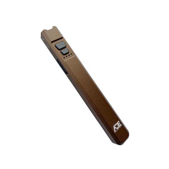 ADE Advanced Optics Pro USB-C Rechargeable Battery 1000 Lumens LED EDC Flat Flashlight, Coyote Brown