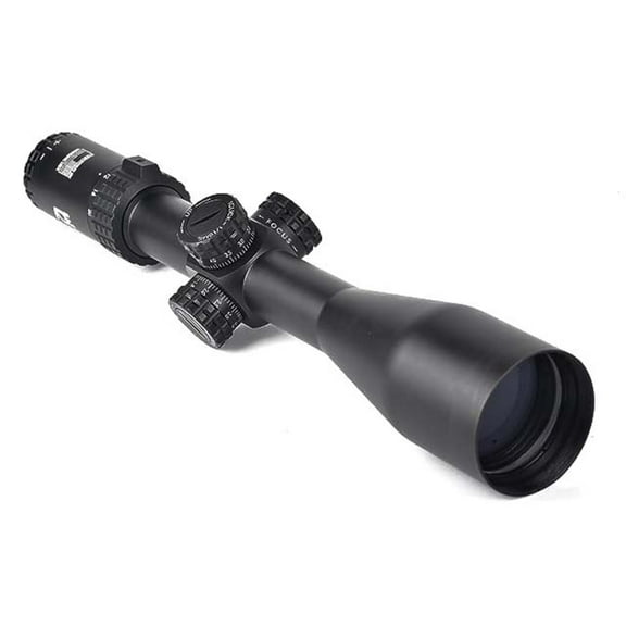 ADE Advanced Optics ProZoom 5-20x50mm Rifle Scope, 30mm Tube, Second Focal Plane, Mil Dot Reticle, Black