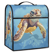 ADECORIVY Cute Turtle Stand Mixer Dust Cover with Top Handle for KitchenAid 6-8 Quart Bowl-Lift
