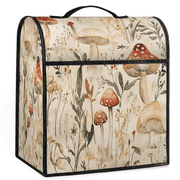 ADECORIVY Mushrooms Floral Stand Mixer Dust Cover with Top Handle for KitchenAid 6-8 Quart Bowl-Lift