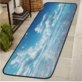 thumbnail image 1 of ADECORIVY Ocean Clouds Hallway Runner Rug 2x6 Washable Kitchen Runner Non Slip Laundry Room Bathroom Rug Soft Carpet for Living Room Entryway Mat, 1 of 8