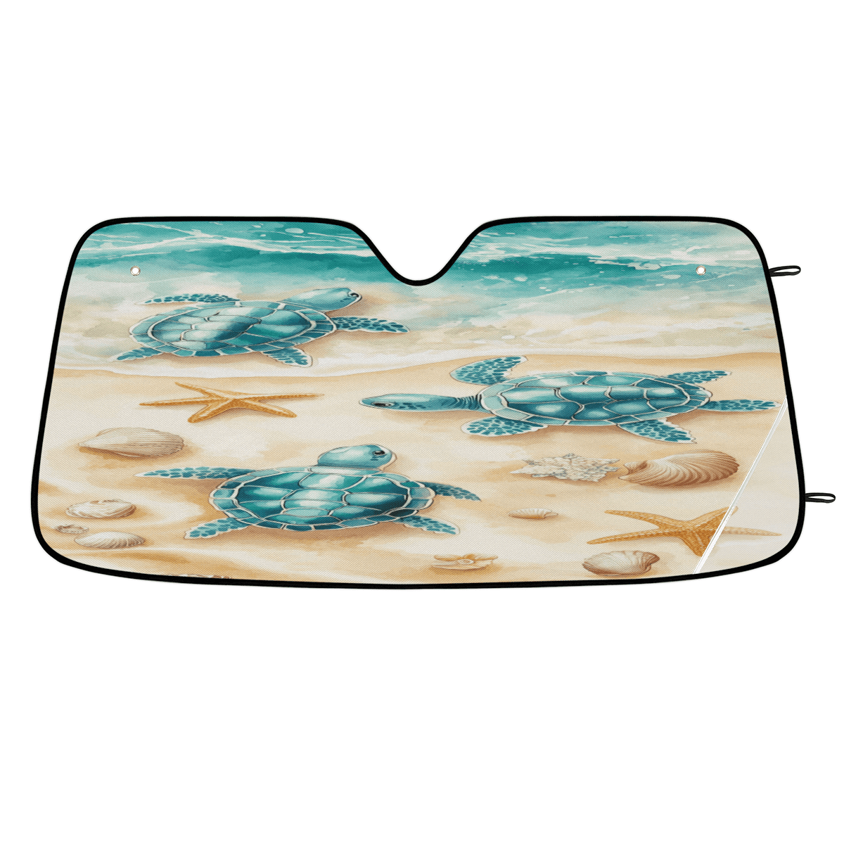 Windshield Turtle Shell ADECORIVY Sea Turtle Windshield Sun Shade Car Sunshade for Front Window ...