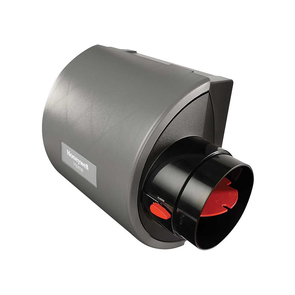 Gray and Black Whole-Home Bypass Humidifier with Digital Humidistat