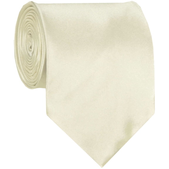 ADF-14 - Mens - Off White - Solid Necktie