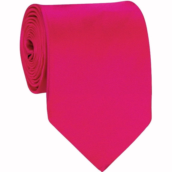 ADF-34 - Mens - Fuchsia - Solid Necktie