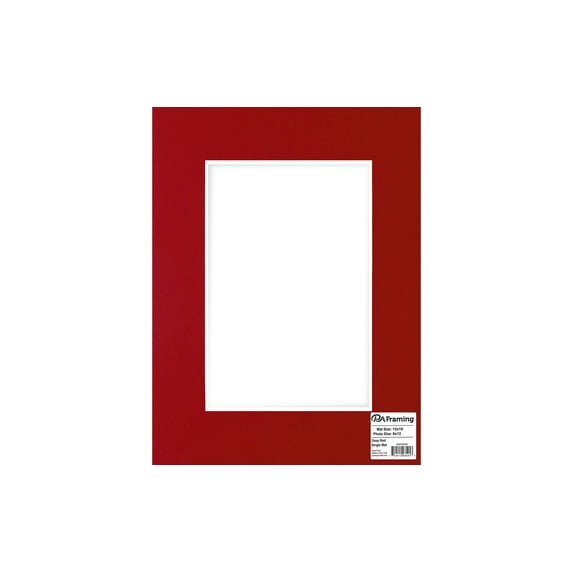 ADF Mat 12x16/8x12 WhtCore Deep Red