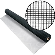 ADFORS Aluminum Insect Screen Cloth - Durable Metal Mesh - 24 in W x 100 ft L, Black