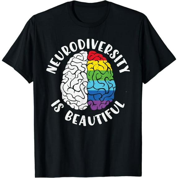 ADHD Autism Awareness Neurodiversity is Beautiful T-Shirt
