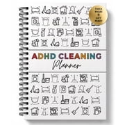 Cleaning Planner & Schedule Checklist Organizer – Daily, Weekly, Monthly & Annual Chore Chart Notebook, Durable Household Management Journal for Home & Family Tasks, Gift-Ready