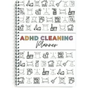 ADHD Cleaning Home Cleaning Schedule and Annual Cleaning List Planner, 8.27 x 11.22 Inches, Daily Cleaning Organizer